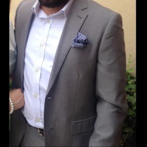 FJ J. Ferrar Slim Fit Suit in Gray